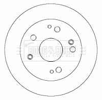 BORG & BECK Тормозной диск BBD4424